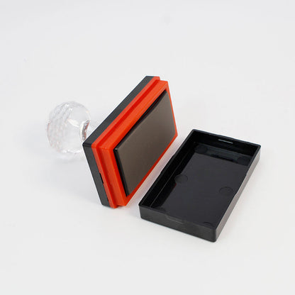 Rectangular Diamond Sello Autoentintable