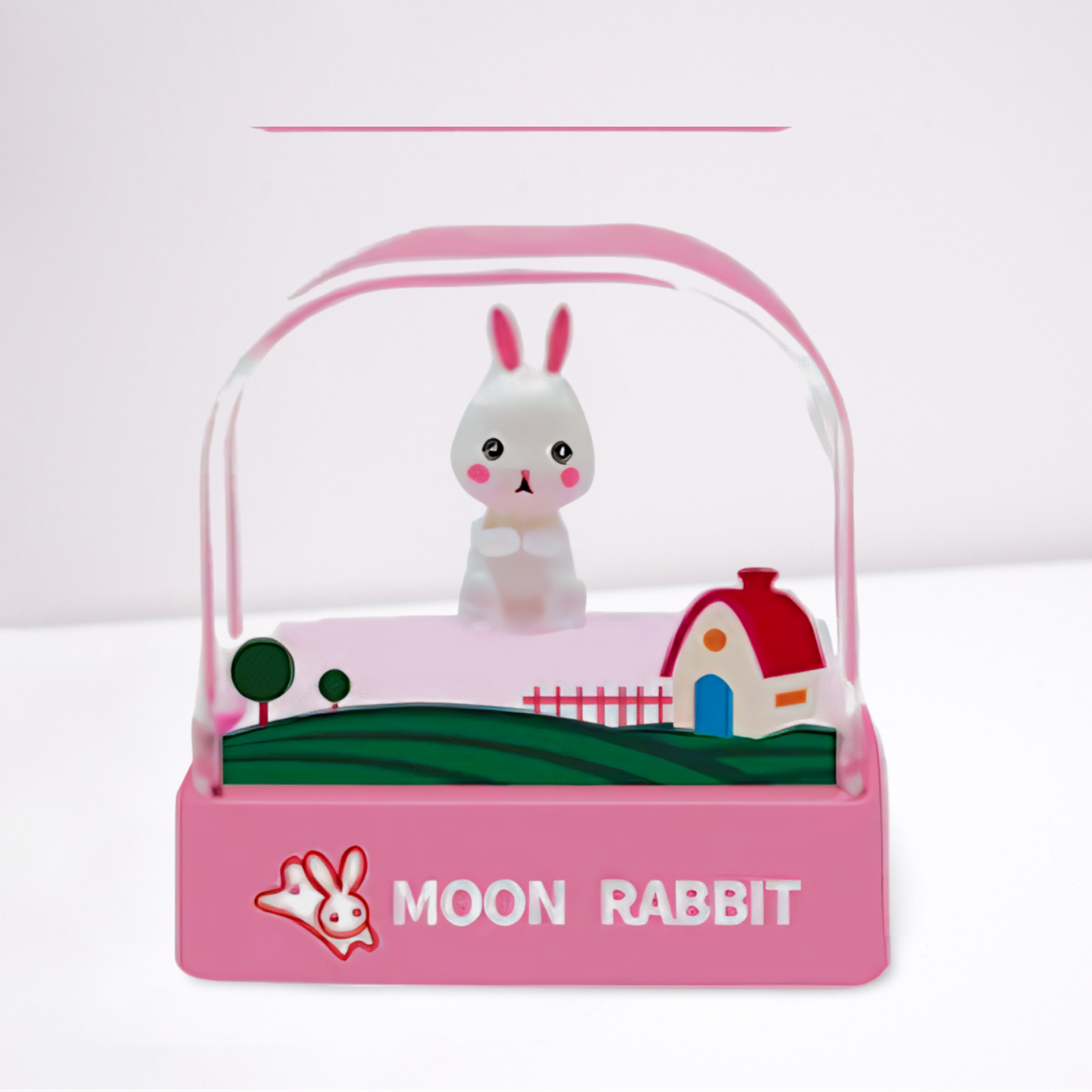 Sello Personalizado Autoentintable Moon Rabbit para Médico, Maestro y Oficina
