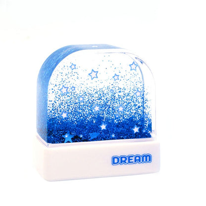 Sello Personalizado Autoentintable Dream Blue para Médico, Maestro y Oficina