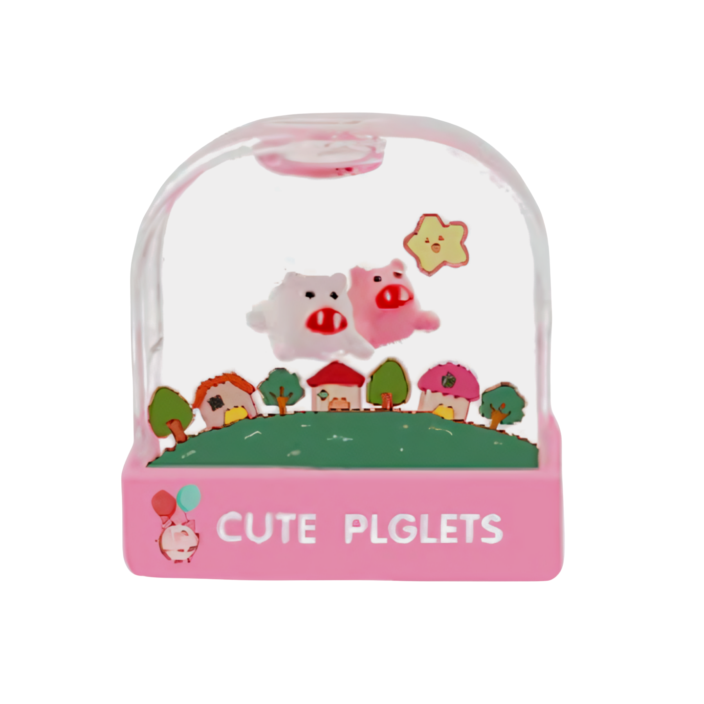 Sello Personalizado Autoentintable Cute Pigglets para Médico, Maestro y Oficina