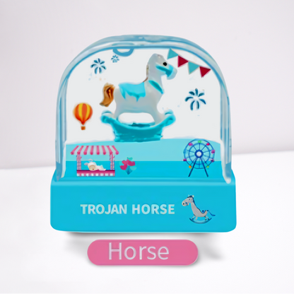 Sello Personalizado Autoentintable Trojan Horse para Médico, Maestro y Oficina