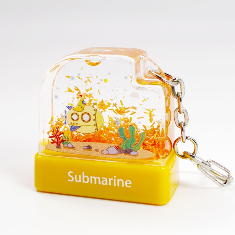 Sello Personalizado Autoentintable Submarino Llavero