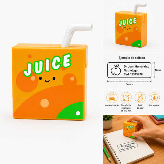 Sello Personalizado Autoentintable Jugo